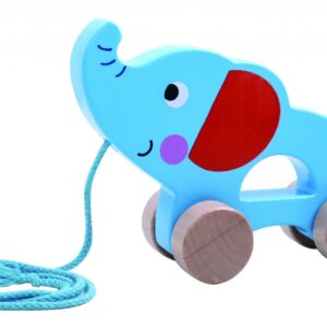 Tooky Toy - Ξύλινος ελέφαντας συρόμενος