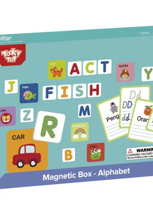 Tooky Toy - Μαγνητικό κουτί "Αγγλικό αλφάβητο"