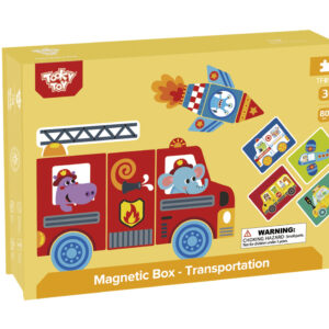Tooky Toy - Μαγνητικό κουτί "Μέσα μεταφοράς"