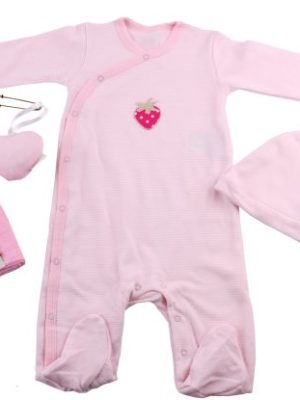 Minene - Gift Box με φορμάκι για νεογέννητο "Ροζ"