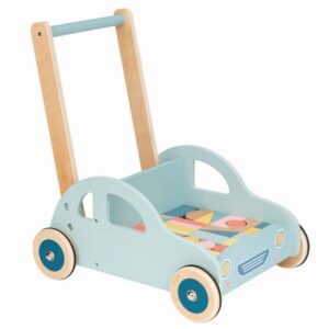 Lelin Toys - Περπατούρα με Χρωματιστά Τουβλάκια "Αυτοκινητάκι"