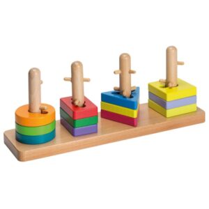 Joueco - Maze puzzle "Μαθαίνω χρώματα & σχήματα"