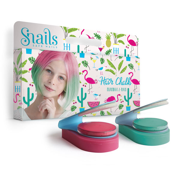 Snails – Χρωματιστές κιμωλίες μαλλιών – “Flamingo”
