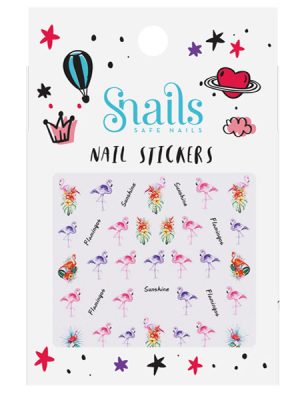 Snails - Nail Stickers "Φλαμίνγκο"