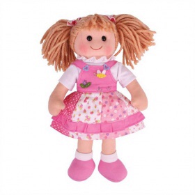 Bigjigs - Πάνινη Κούκλα "Hayley" 34cm