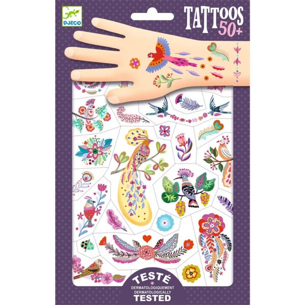 Djeco – Παιδικά τατουάζ “Πουλιά”