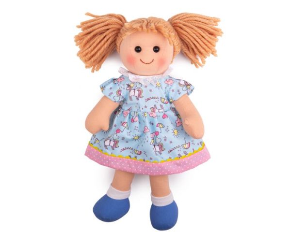 Bigjigs - Πάνινη Κούκλα "Olivia" 34cm