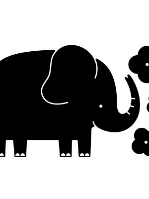 Apli Kids - Αυτοκόλλητος πίνακας μαυροπίνακα "Ελέφαντας"