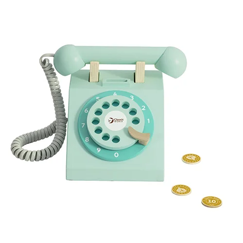 Classic World – Ξύλινο vintage “Τηλέφωνο”