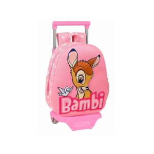 Safta - Τσάντα πλάτης με trolley "Bambi 3D"