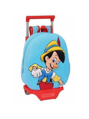 Safta - Τσάντα πλάτης με trolley "Pinocchio 3D"