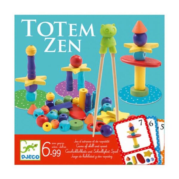 Djeco - Επιτραπέζιο παιχνίδι ισορροπίας "Τοτέμ"