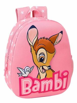 Safta - Tσάντα πλάτης σχολική "Bambi" 3D