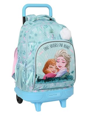 Safta - Τσάντα πλάτης Δημοτικού με trolley Frozen 2 "Elsa & Anna"