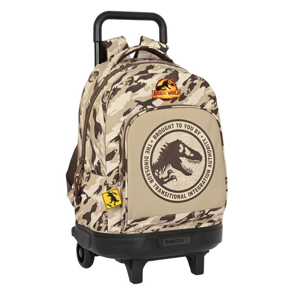 Safta - Τσάντα πλάτης Δημοτικού με trolley "Jurassic World"