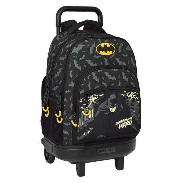 Safta - Τσάντα πλάτης Δημοτικού με trolley "Batman"