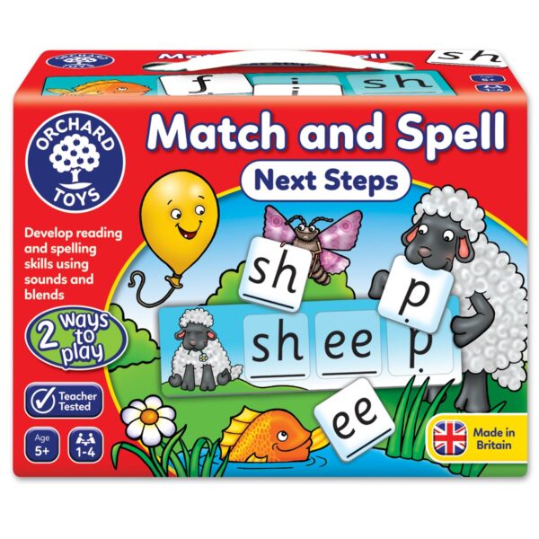 Orchard Toys - Επιτραπέζιο "Match and spell - Next steps"