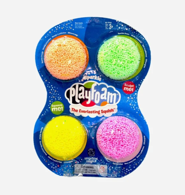 Playfoam - Αφρώδης πλαστελίνη 4 τμχ "Sparkle"