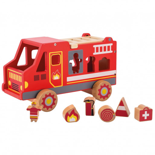 Joueco – Ξύλινο πυροσβεστικό όχημα ταξινόμησης