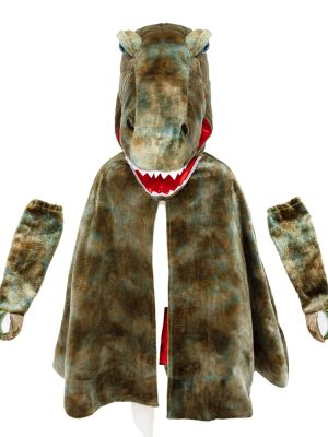Great Pretenders - Κάπα με γάντια "Δεινόσαυρος T-Rex" 4-6 ετών