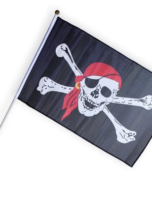 Σημαία Πειρατής με κοντάρι