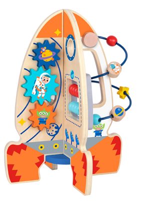 Tooky Toy - Ξύλινος πύραυλος δραστηριοτήτων