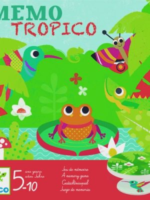 Djeco - Επιτραπέζιο παιχνίδι "Μemo Tropico"
