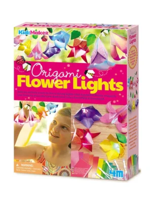 4Μ Toys - Κατασκευή οριγκάμι "Λουλουδένια Φωτάκια"