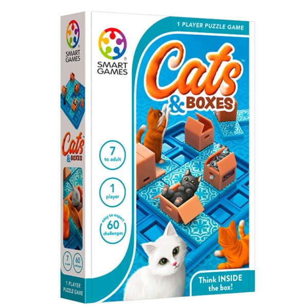 Smartgames - Επιτραπέζιο "Cats & Boxes"