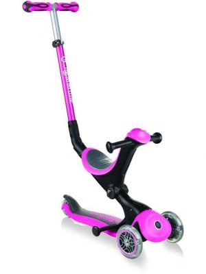 Globber - Παιδικό πατίνι Scooter Go - Up Deluxe "Deep Pink"