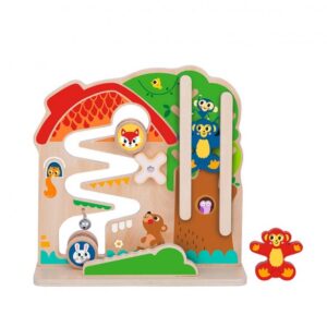 Tooky Toy - Ξύλινος πίνακας δραστηριοτήτων 2 σε 1