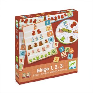 Djeco - Εκπαιδευτικό παιχνίδι "Bingo 1, 2, 3"