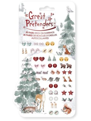 Great Pretenders - Αυτοκόλλητα σκουλαρίκια "Χριστούγεννα"