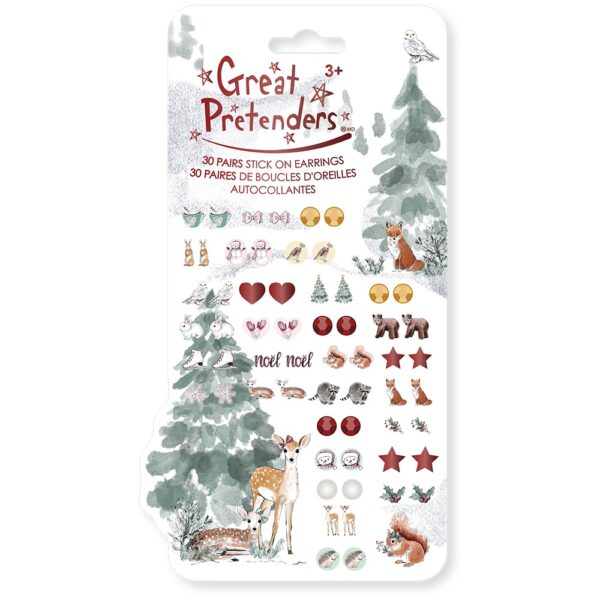 Great Pretenders - Αυτοκόλλητα σκουλαρίκια "Χριστούγεννα"