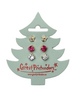 Great Pretenders - Σετ Χριστουγεννιάτικα σκουλαρίκια με κλιπ