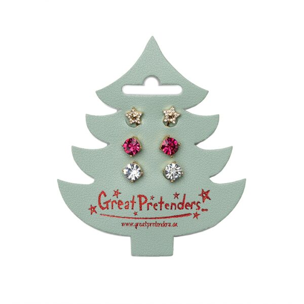Great Pretenders - Σετ Χριστουγεννιάτικα σκουλαρίκια με κλιπ