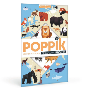 Poppik - Μεγάλο πόστερ "Τα ζώα του κόσμου"