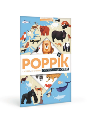 Poppik - Μεγάλο πόστερ "Τα ζώα του κόσμου"